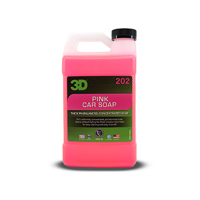 3D Ручной шампунь классический Pink Car Soap 1,89л 202OZ64