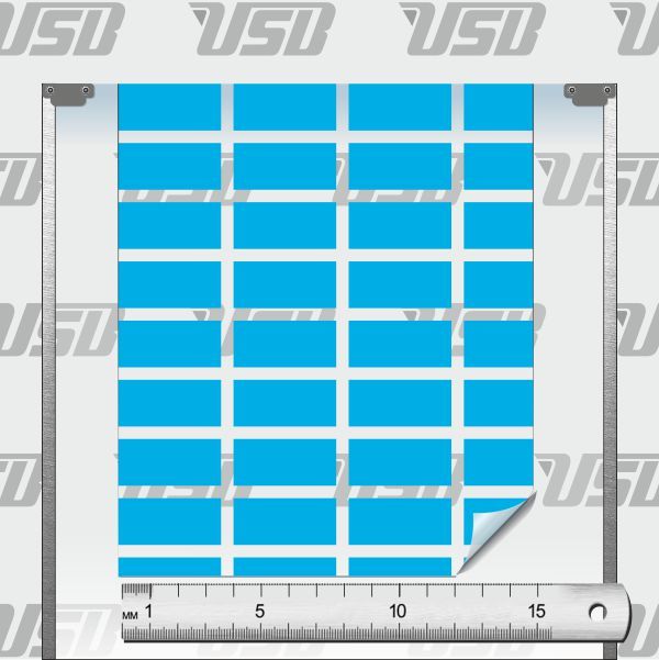 PF 02-3 декоративная USB Прямоугольник 34х15 мм1 - копия