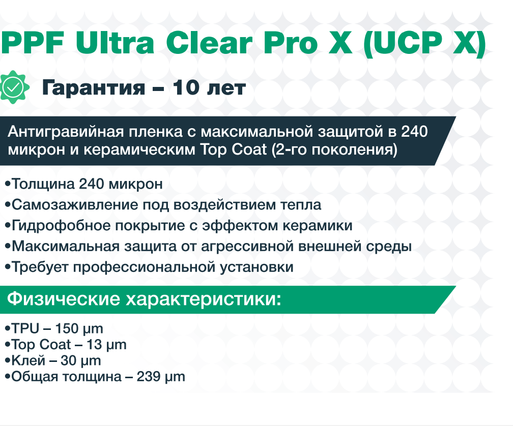 Ultra Clear X описание
