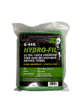 3D Микрофибра 50x80 для сушки авто Microfiber Green 1200Gsm G-44G