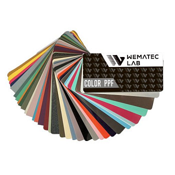 Веер цветов полиуретановых пленок WEMATEC LAB APL0504005001