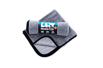 DM 5060 Towel GY Микрофибра для сушки DRY MONSTER 50x60 СВЕТЛО-СЕРЫЙ