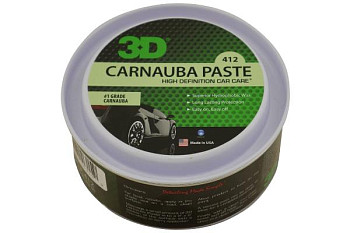 3D Воск карнаубский твердый Carnauba Paste Wax 0,33л 412